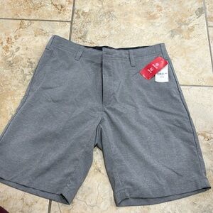 BCG Men’s Golf Shorts. NWT. Size 34W. Grey “stripe”, but mostly look light grey